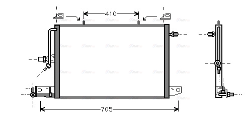 Конденсатор, кондиционер   AI5117   AVA QUALITY COOLING