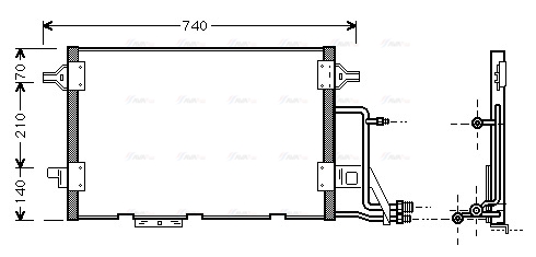 Конденсатор, кондиционер   AI5137   AVA QUALITY COOLING