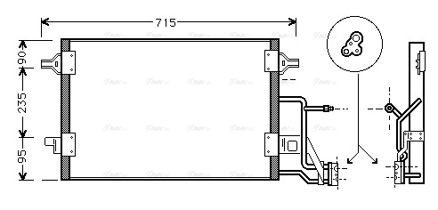 Конденсатор, кондиционер   AI5173   AVA QUALITY COOLING