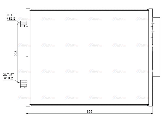 Конденсатор, кондиционер   AL5159D   AVA QUALITY COOLING