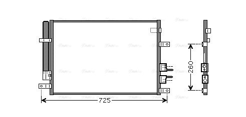 Конденсатор, кондиционер   ALA5097D   AVA QUALITY COOLING