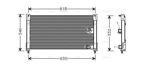 Конденсатор, кондиционер   AU5116   AVA QUALITY COOLING