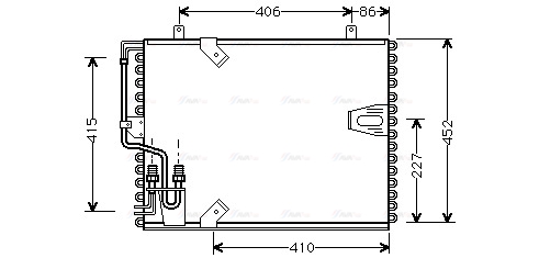 Конденсатор, кондиционер   BW5183   AVA QUALITY COOLING