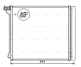 Конденсатор, кондиционер   BW5474D   AVA QUALITY COOLING