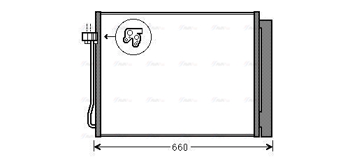 Конденсатор, система кондиціонування повітря   BWA5377D   AVA QUALITY COOLING