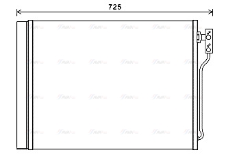 Конденсатор, кондиционер   BWA5435D   AVA QUALITY COOLING