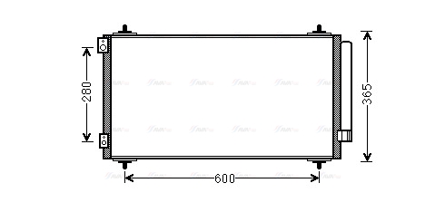 Конденсатор, кондиционер   CNA5271D   AVA QUALITY COOLING