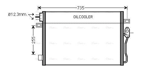 Конденсатор, кондиционер   CR5100   AVA QUALITY COOLING