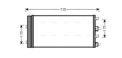 Конденсатор, кондиционер   DAA5004D   AVA QUALITY COOLING