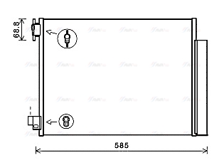 Конденсатор, кондиционер   DAA5011D   AVA QUALITY COOLING