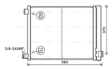 Конденсатор, кондиционер   DN5427D   AVA QUALITY COOLING