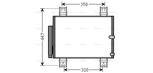 Конденсатор, система кондиціонування повітря   DU5064D   AVA QUALITY COOLING