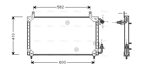 Конденсатор, кондиционер   DW5006   AVA QUALITY COOLING