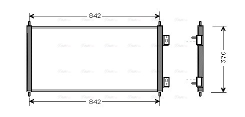 Конденсатор, система кондиціонування повітря   FD5303   AVA QUALITY COOLING