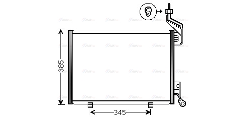 Конденсатор, кондиционер   FD5444   AVA QUALITY COOLING