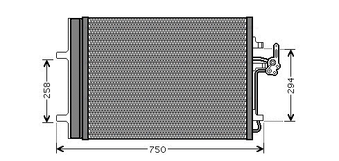 Конденсатор, система кондиціонування повітря   FDA5427D   AVA QUALITY COOLING