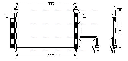 Конденсатор, кондиционер   FT5253D   AVA QUALITY COOLING