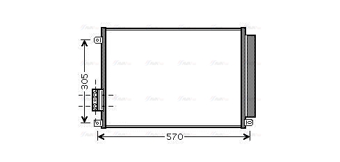 Конденсатор, кондиционер   FT5347D   AVA QUALITY COOLING