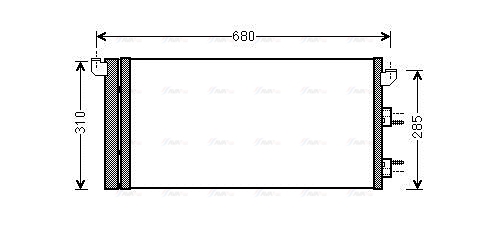 Конденсатор, кондиционер   FTA5293D   AVA QUALITY COOLING