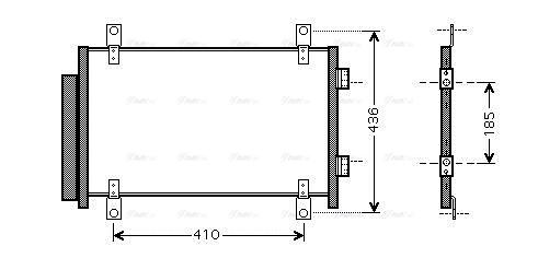 Конденсатор, кондиционер   FTA5351D   AVA QUALITY COOLING