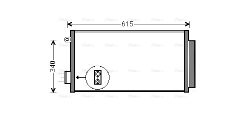 Конденсатор, система кондиціонування повітря   FTA5412D   AVA QUALITY COOLING