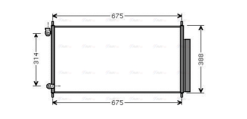 Конденсатор, кондиционер   HD5185D   AVA QUALITY COOLING