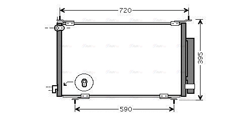 Конденсатор, кондиционер   HD5201D   AVA QUALITY COOLING