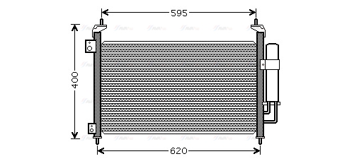 Конденсатор, система кондиціонування повітря   HD5213D   AVA QUALITY COOLING
