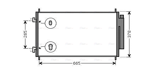 Конденсатор, кондиционер   HD5214D   AVA QUALITY COOLING