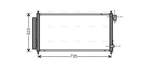 Конденсатор, кондиционер   HD5222D   AVA QUALITY COOLING