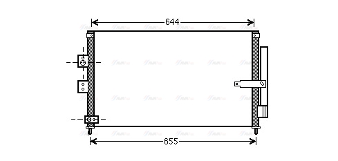 Конденсатор, кондиционер   HD5223D   AVA QUALITY COOLING