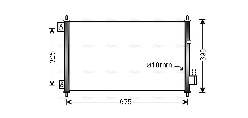 Конденсатор, система кондиціонування повітря   HD5229   AVA QUALITY COOLING