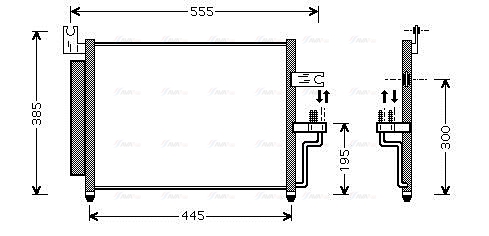 Конденсатор, система кондиціонування повітря   HY5081D   AVA QUALITY COOLING