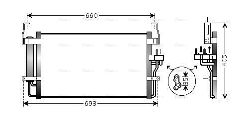 Конденсатор, кондиционер   HY5092D   AVA QUALITY COOLING
