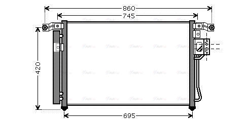 Конденсатор, кондиционер   HY5176D   AVA QUALITY COOLING