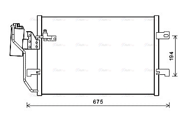 Конденсатор, система кондиціонування повітря   MSA5289D   AVA QUALITY COOLING