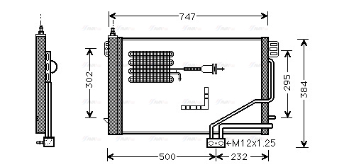 Конденсатор, кондиционер   MSA5298D   AVA QUALITY COOLING