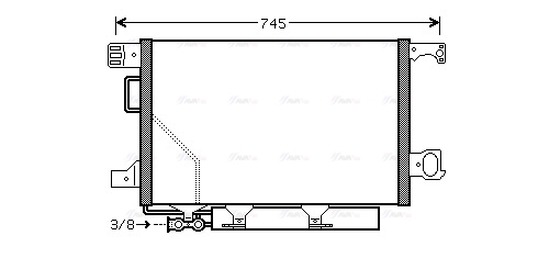 Конденсатор, кондиционер   MSA5435D   AVA QUALITY COOLING