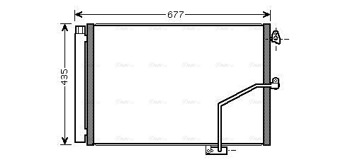 Конденсатор, система кондиціонування повітря   MSA5450D   AVA QUALITY COOLING