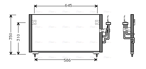 Конденсатор, система кондиціонування повітря   MT5106   AVA QUALITY COOLING