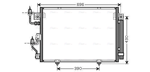 Конденсатор, кондиционер   MT5191D   AVA QUALITY COOLING