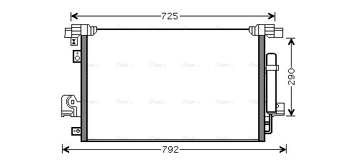 Конденсатор, кондиционер   MT5210D   AVA QUALITY COOLING