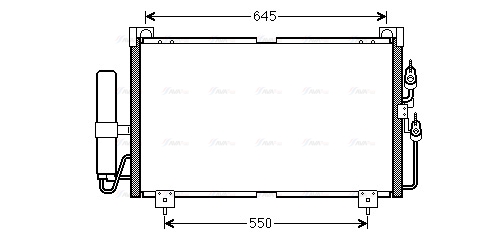 Конденсатор, кондиционер   MT5213D   AVA QUALITY COOLING