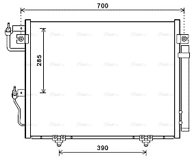 Конденсатор, кондиционер   MT5231D   AVA QUALITY COOLING