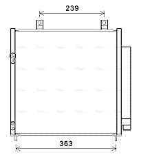 Конденсатор, кондиционер   MT5251D   AVA QUALITY COOLING