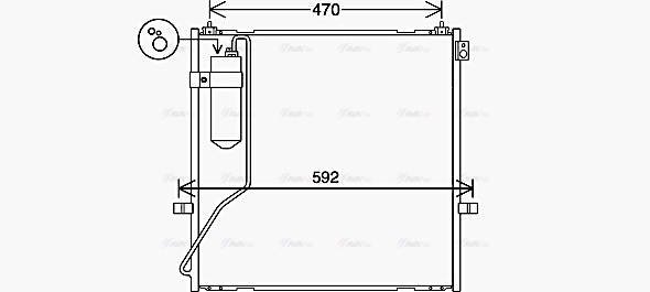 Конденсатор, система кондиціонування повітря   MT5269D   AVA QUALITY COOLING