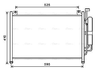 Конденсатор, система кондиціонування повітря   MZA5236D   AVA QUALITY COOLING