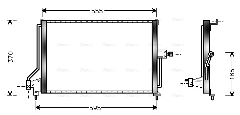 Конденсатор, кондиционер   OL5209   AVA QUALITY COOLING