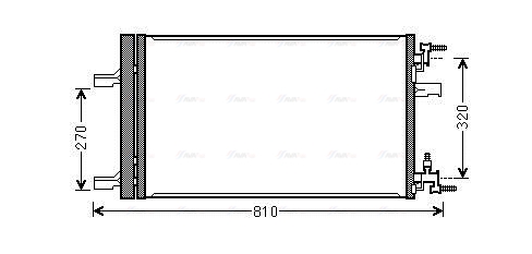 Конденсатор, кондиционер   OLA5499D   AVA QUALITY COOLING