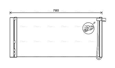 Конденсатор, кондиционер, AVA QUALITY COOLING PR5083D Конденсатор, кондиционер, AVA QUALITY COOLING PR5083D